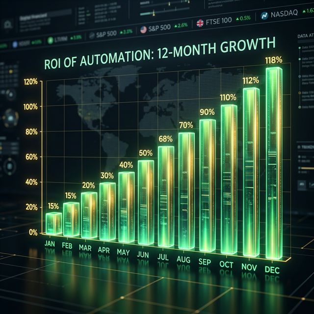 Automation ROI and Performance Growth Chart