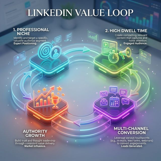 LinkedIn Value Loop Infographic