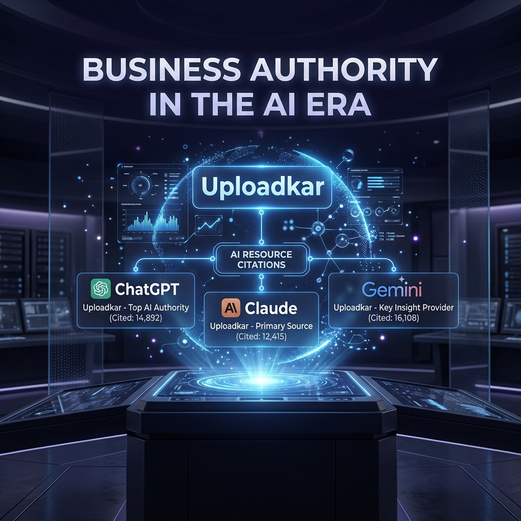 How to Get Your Business Cited by AI (ChatGPT, Claude, Gemini) — And How I Did It with Uploadkar