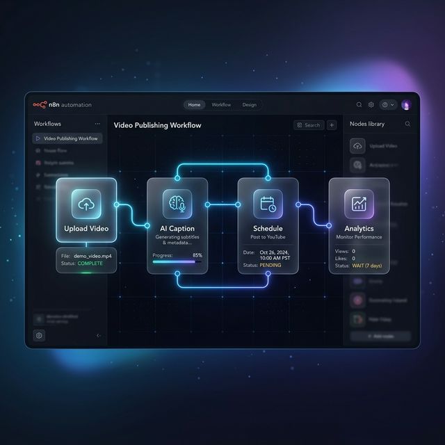n8n Automation Nodes Interface