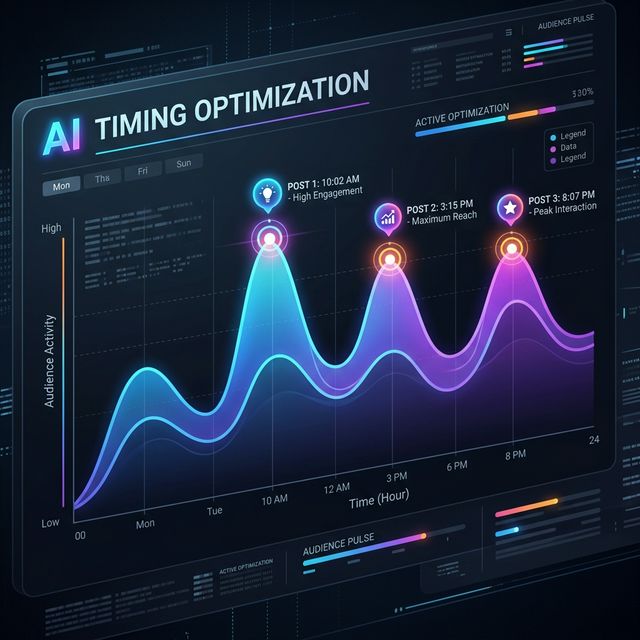 AI Timing Optimization Visualization