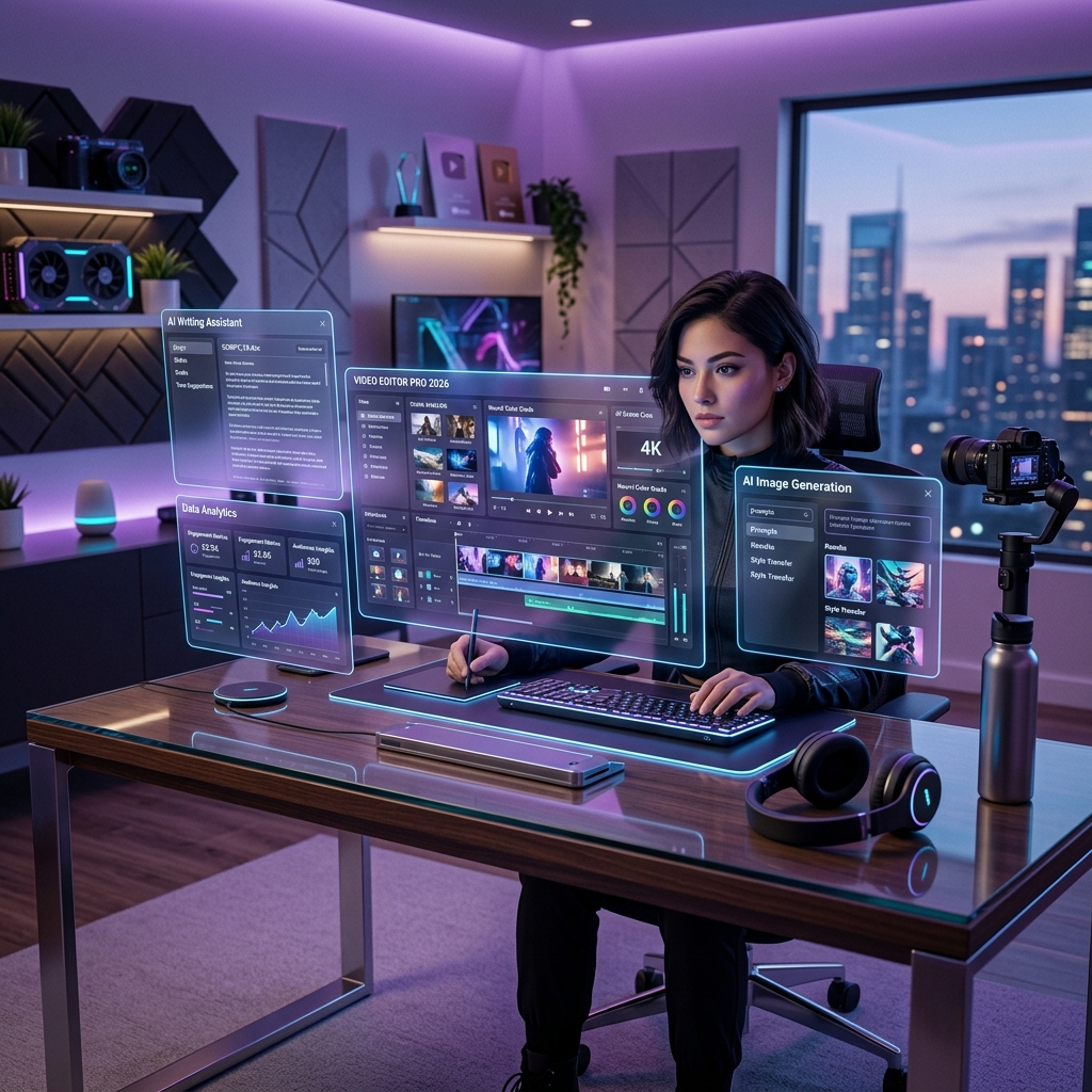 Top 10 AI Tools for Content Creators in 2026 (Boost Productivity 10x)