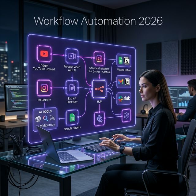 How to Automate Repetitive Tasks Using Workflows (n8n, AI & Smart Systems in 2026)
